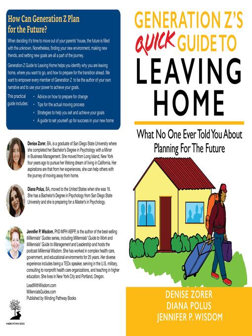 Title details for Generation Z's Quick Guide to Leaving Home by Jennifer Wisdom - Available